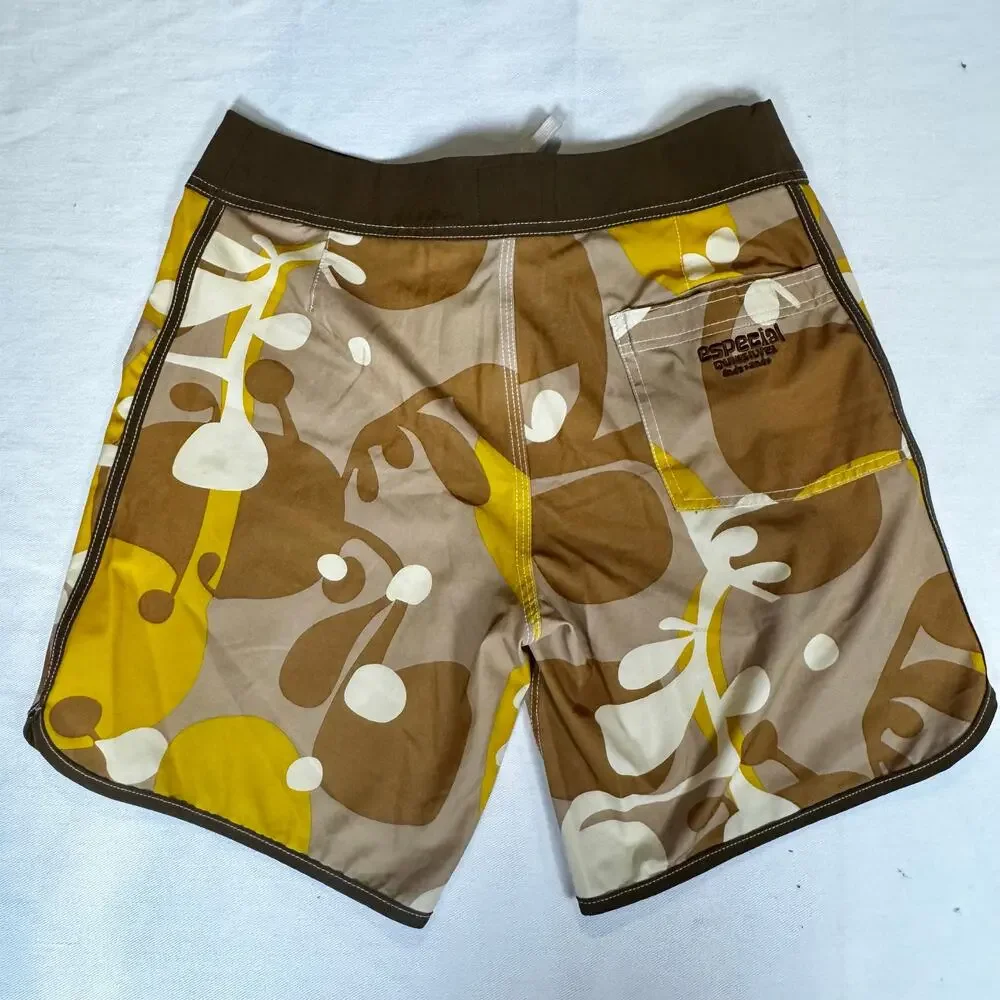 Quiksilver Original Scallop Andy Y Andy 18” Boardshorts Size 30 Surf Swim